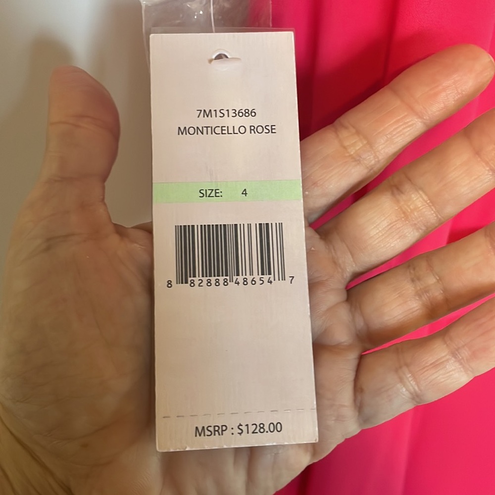 MIDI hot pink dress - Picture 6 of 7